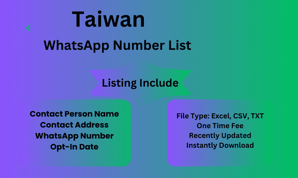 Taiwan whatsapp number list
