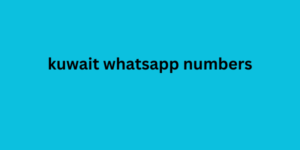 kuwait whatsapp numbers