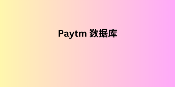 paytm 数据库