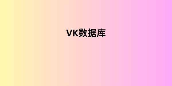 vk数据库